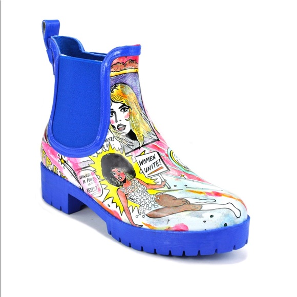 Jeffrey Campbell Shoes - NEW • Jeffrey Campbell • CloudyV Comic Rain Boots